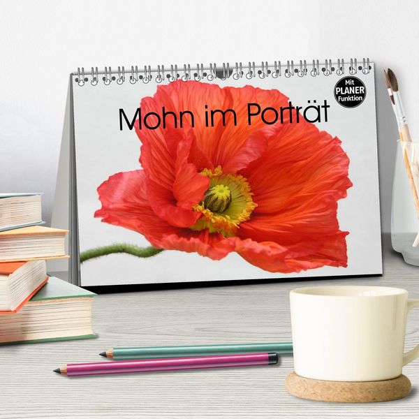 Produktbild: Mohn im Portr&auml;t (Tischkalender 2026 DIN A5 quer), CALVENDO Monatskalender