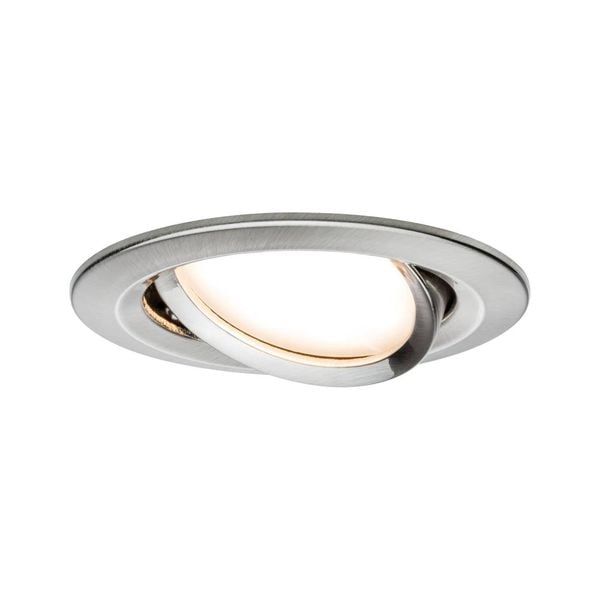 Paulmann 93446 Nova Einbauleuchte LED LED 6W Eisen (gebürstet)