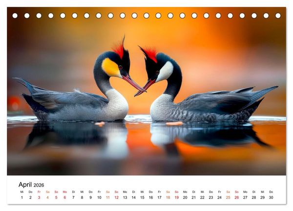 Produktbild: Tiere in ihrer Welt (Tischkalender 2026 DIN A5 quer), CALVENDO Monatskalender