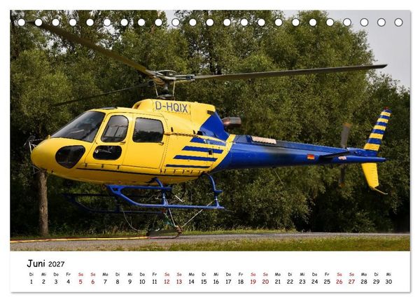 Produktbild: Wo Kraft schwebt und Pr&auml;zision fliegt (Tischkalender 2027 DIN A5 quer), CALVENDO Monatskalender