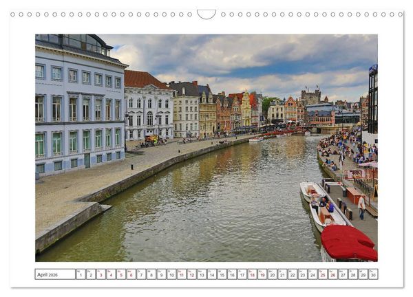 Produktbild: Unterwegs in Flandern (Wandkalender 2026 DIN A3 quer), CALVENDO Monatskalender