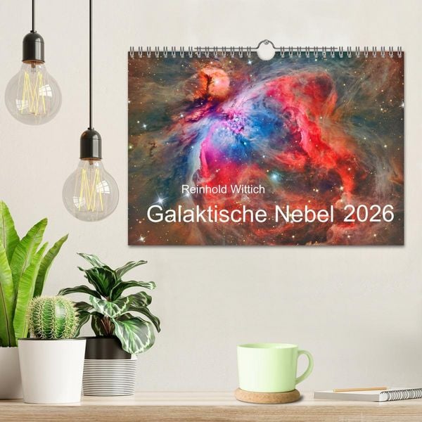 Produktbild: Galaktische Nebel (Wandkalender 2026 DIN A4 quer), CALVENDO Monatskalender