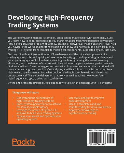 Produktbild: Developing High-Frequency Trading Systems