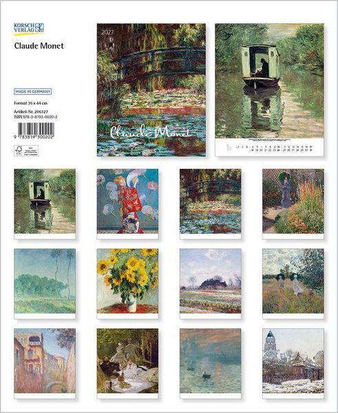 Produktbild: Claude Monet 2027