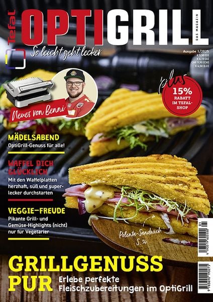 Produktbild: Tefal OptiGrill Magazin - Grillgenuss pur!