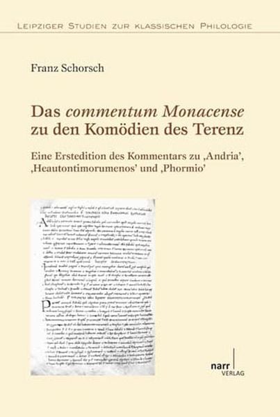 Produktbild: Das commentum Monacense zu den Kom&ouml;dien des Terenz