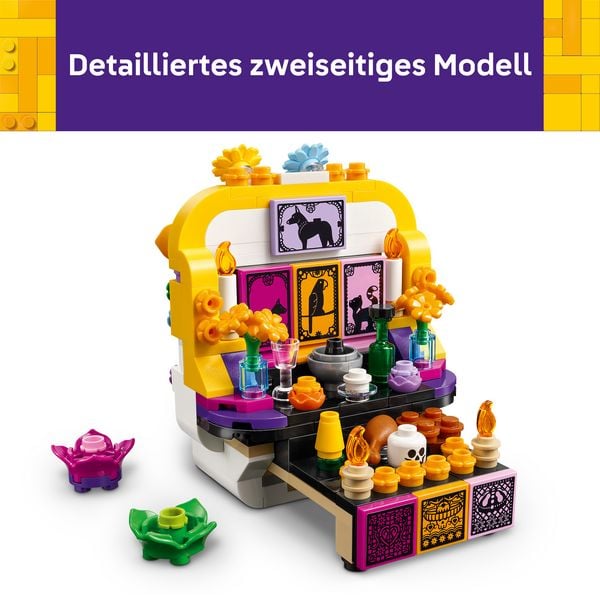 Produktbild: LEGO Opferaltar Modellbau - Deko zur Feier des Tages der Toten 40811