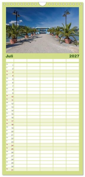 Produktbild: Familienplaner 2027 - Im S&uuml;den von &Ouml;sterreich mit 5 Spalten (Wandkalender, 21 x 45 cm) CALVENDO