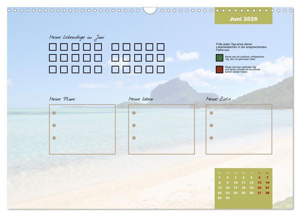 Produktbild: Erlebe mit mir Lebenszeit (Wandkalender 2026 DIN A3 quer), CALVENDO Monatskalender