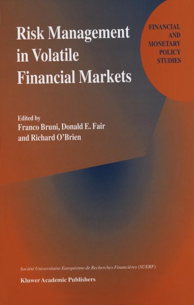 Produktbild: Risk Management in Volatile Financial Markets
