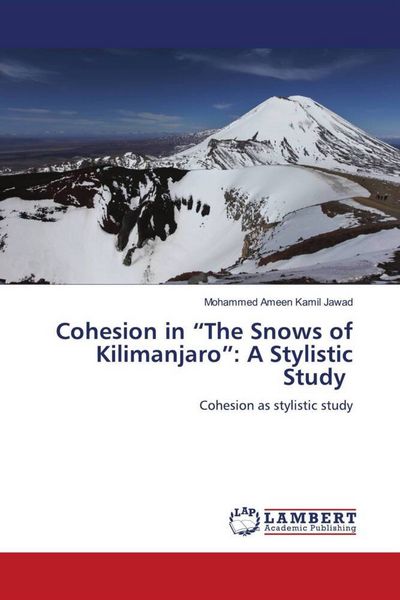 Produktbild: Cohesion in "The Snows of Kilimanjaro": A Stylistic Study