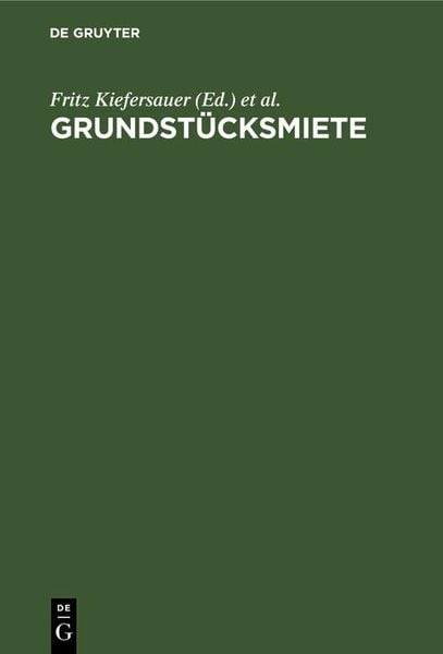 Produktbild: Grundst&uuml;cksmiete