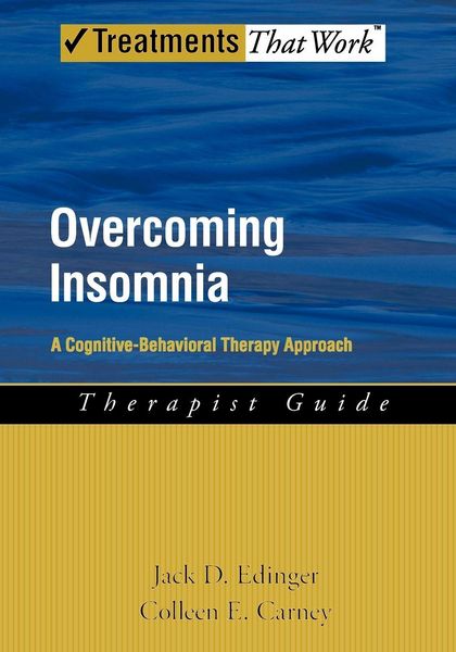 Produktbild: Overcoming Insomnia Therapist Guide