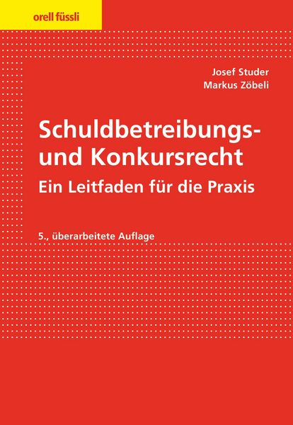 Produktbild: Schuldbetreibungs- und Konkursrecht