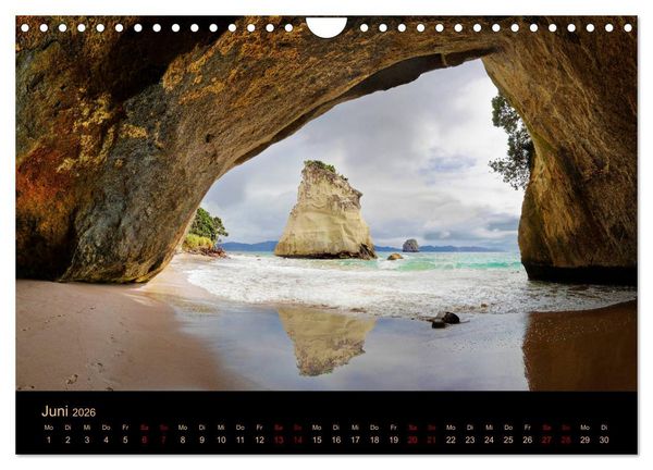 Produktbild: S&uuml;dseetraum Neuseeland (Wandkalender 2026 DIN A4 quer), CALVENDO Monatskalender