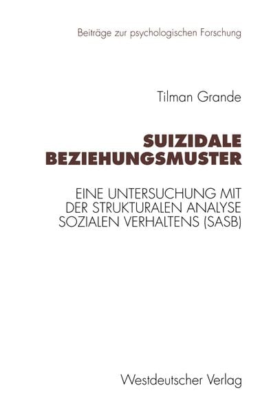 Produktbild: Suizidale Beziehungsmuster