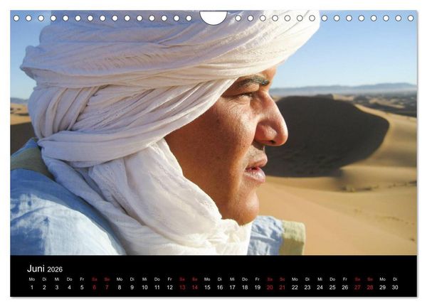 Produktbild: Sahara W&uuml;stentrekking (Wandkalender 2026 DIN A4 quer), CALVENDO Monatskalender