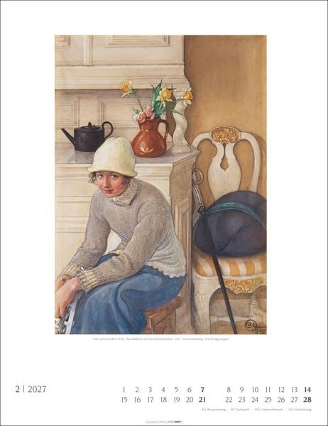 Produktbild: Carl Larsson Kalender 2027