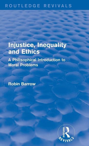 Produktbild: Injustice, Inequality and Ethics