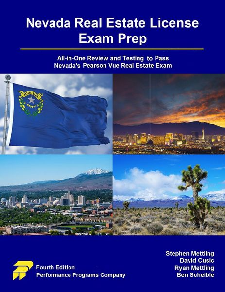 Produktbild: Nevada Real Estate License Exam Prep: All-in-One Review and Testing to Pass Nevada's Pearson Vue Real Estate Exam