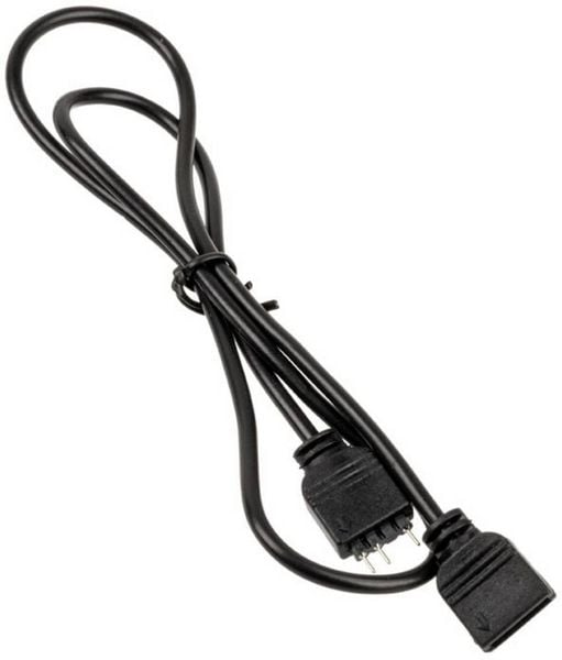 Produktbild: PC-L&uuml;fter Verl&auml;ngerungskabel [1x PC-L&uuml;fter Buchse 3pol. - 1x PC-L&uuml;fter Stecker 3pol.] 0.50 m Schwarz Kolink