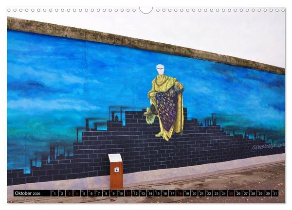 Produktbild: Berlin - Die East Side Gallery (Wandkalender 2026 DIN A3 quer), CALVENDO Monatskalender