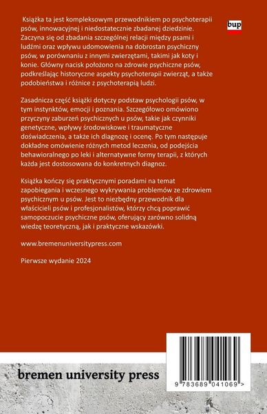 Produktbild: Psychoterapia ps&oacute;w