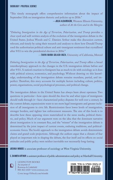 Produktbild: Debating Immigration in the Age of Terrorism, Polarization, and Trump