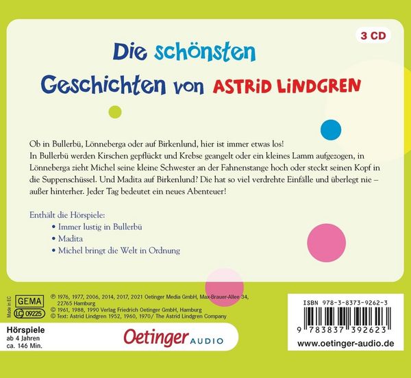Produktbild: Die sch&ouml;nsten Geschichten von Astrid Lindgren 1