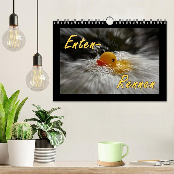 Produktbild: Enten-Rennen (Wandkalender 2026 DIN A4 quer), CALVENDO Monatskalender