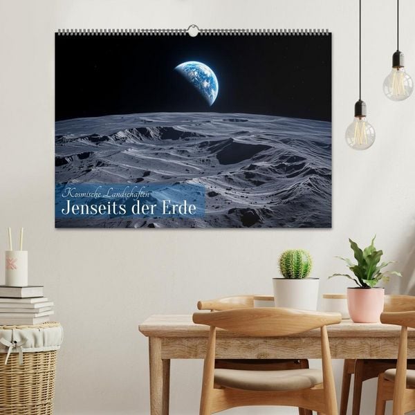 Produktbild: Kosmische Landschaften - Jenseits der Erde (Wandkalender 2026 DIN A2 quer), CALVENDO Monatskalender