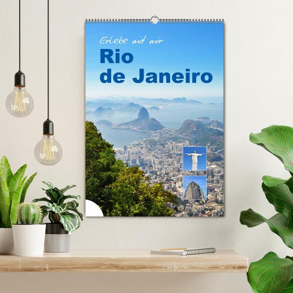 Produktbild: Erlebe mit mir Rio de Janeiro (Wandkalender 2026 DIN A2 hoch), CALVENDO Monatskalender