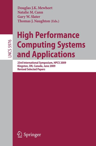 Produktbild: High Performance Computing Systems and Applications