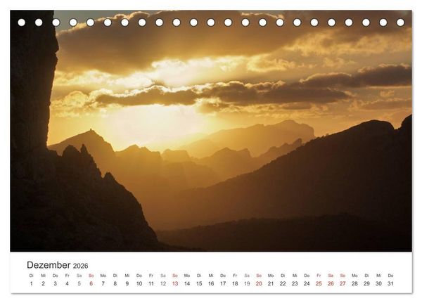 Produktbild: Mallorca - auf in den Urlaub (Tischkalender 2026 DIN A5 quer), CALVENDO Monatskalender