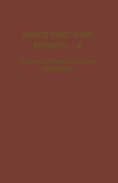 Produktbild: Conformal Field Theory and Solvable Lattice Models