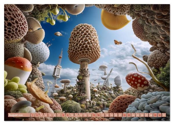 Produktbild: Fantastische Naturvisionen. Wo Gedanken zu Landschaften werden (Tischkalender 2026 DIN A5 quer), CALVENDO Monatskalender