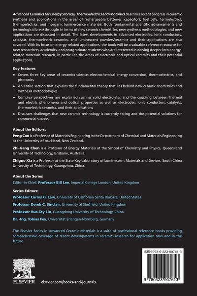 Produktbild: Advanced Ceramics for Energy Storage, Thermoelectrics and Photonics