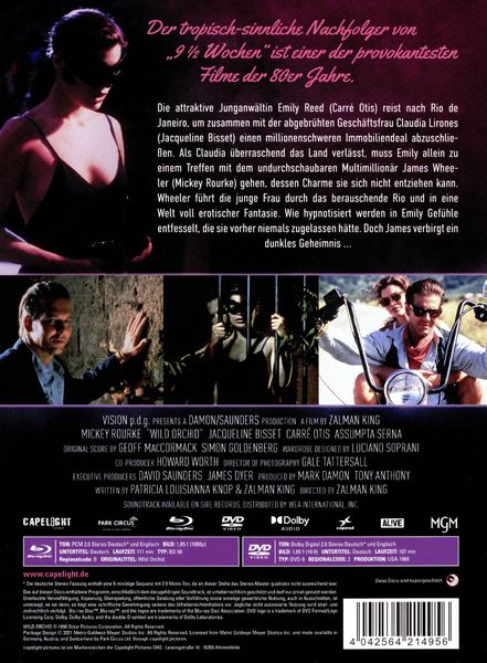 Produktbild: Wilde Orchidee - 2-Disc Limited Collector's Edition im Mediabook (+ DVD)