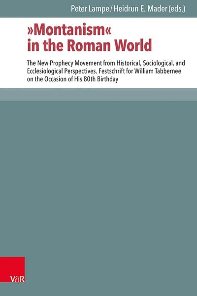 Produktbild: "Montanism" in the Roman World