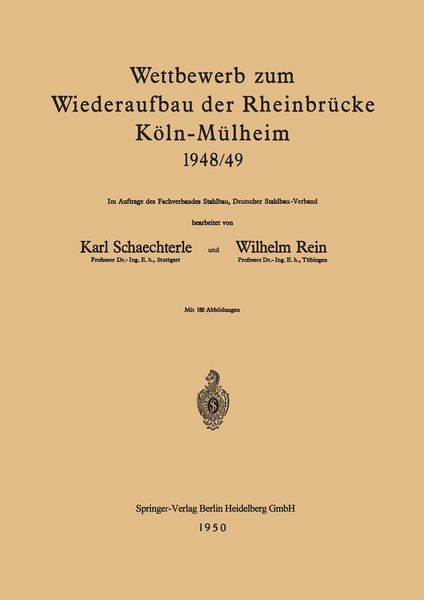 Produktbild: Wettbewerb zum Wiederaufbau der Rheinbr&uuml;cke K&ouml;ln-M&uuml;lheim 1948/49