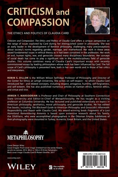 Produktbild: Criticism and Compassion: The Ethics and Politics of Claudia Card