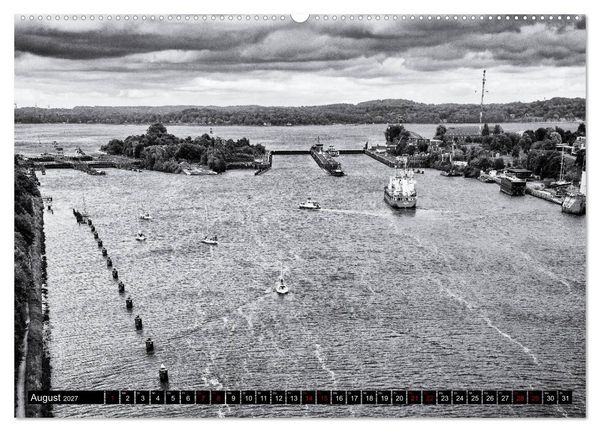 Produktbild: Ein Blick auf Kiel (Wandkalender 2027 DIN A2 quer), CALVENDO Monatskalender
