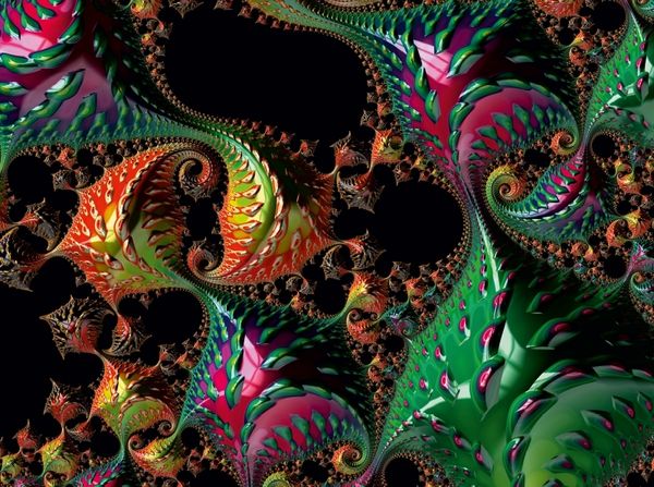 Produktbild: Funny Chameleon Fractals (Puzzle)