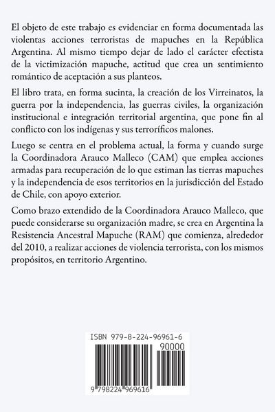 Produktbild: Terrorismo Mapuche en la Rep&uacute;blica Argentina