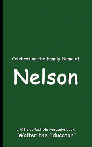Produktbild: Celebrating the Family Name of Nelson