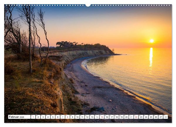 Produktbild: Insel R&uuml;gen - Meine wilde Ostsee-Romanze (Wandkalender 2026 DIN A2 quer), CALVENDO Monatskalender