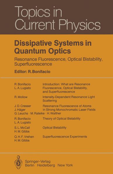 Produktbild: Dissipative Systems in Quantum Optics