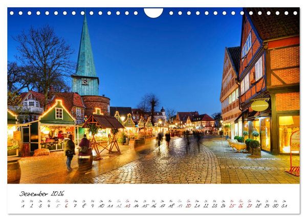 Produktbild: Unser buntes Bergedorf (Wandkalender 2026 DIN A4 quer), CALVENDO Monatskalender