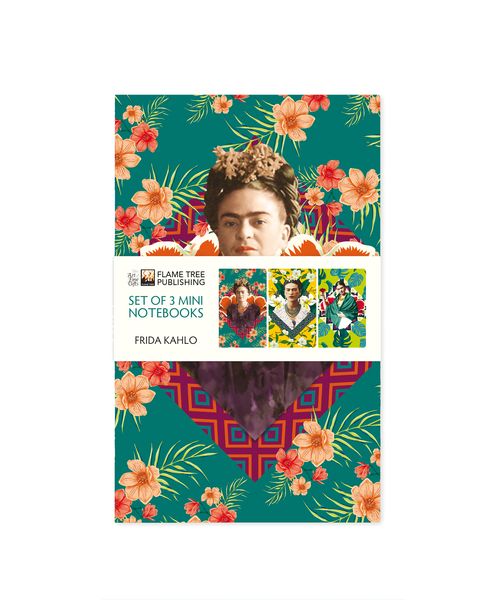 Dreier Set Mini-Notizbücher: Frida Kahlo
