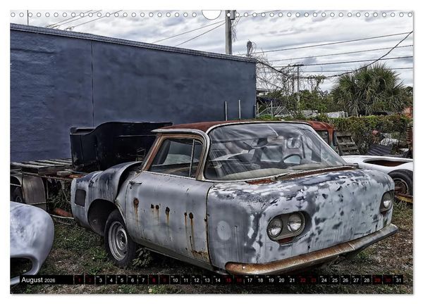 Produktbild: Florida Junk Cars (Wandkalender 2026 DIN A3 quer), CALVENDO Monatskalender